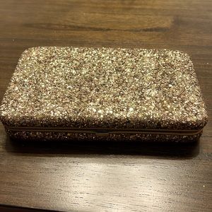 Gold and Copper Hard Shell Wallet / Clutch